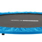 HolaHatha Mini Trampolim Fitness Dobrável de 48 Polegadas com Alça Ajustável, Azul