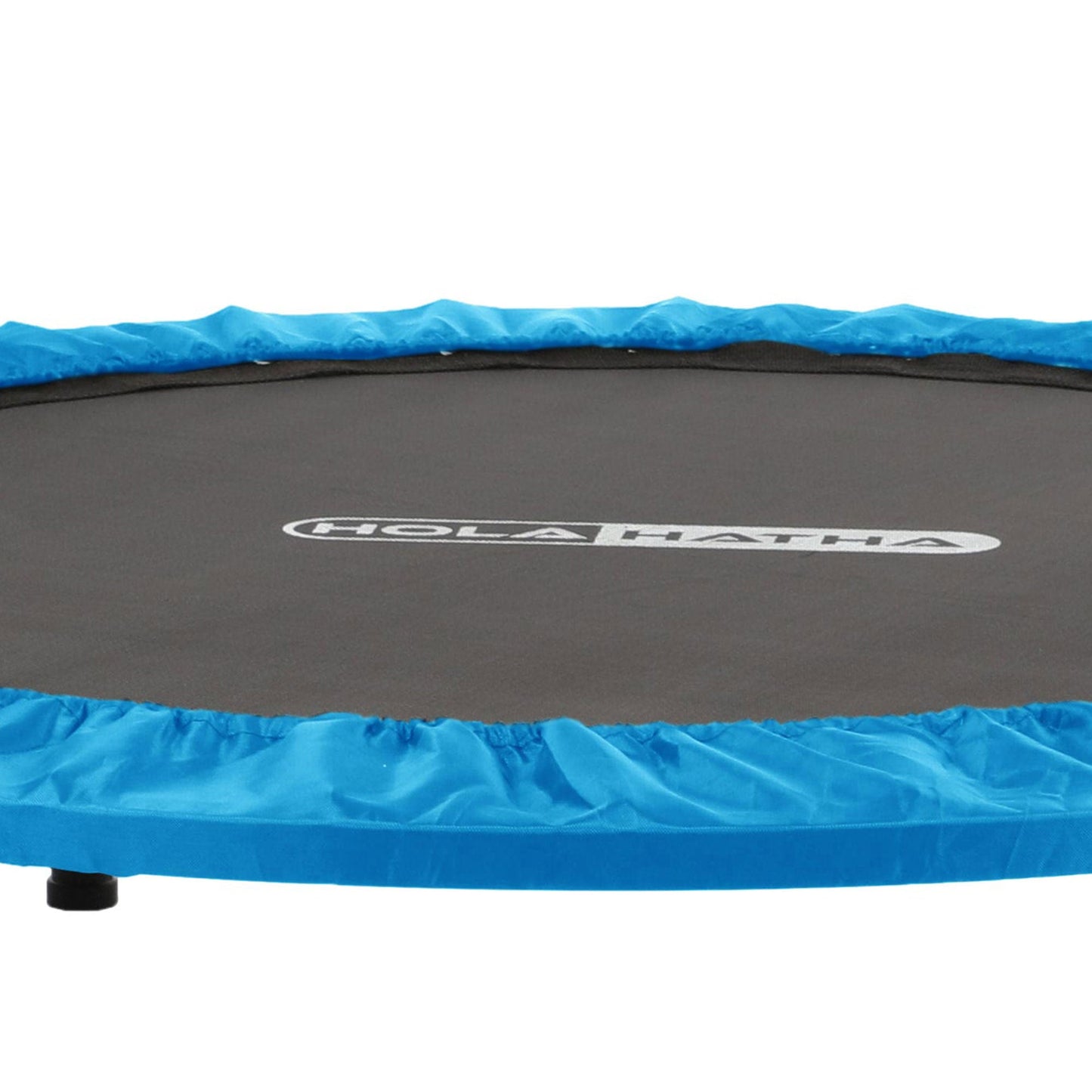 HolaHatha Mini Trampolim Fitness Dobrável de 48 Polegadas com Alça Ajustável, Azul