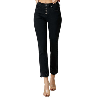 Risen - Olivia Mid Rise Button Down Jeans