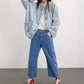 Free People - Deep Trance Boyfriend Barrel Jean