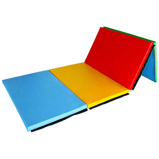Tapete de ginástica dobrável BalanceFrom Fitness 120 x 48", multiuso (pacote com 2)