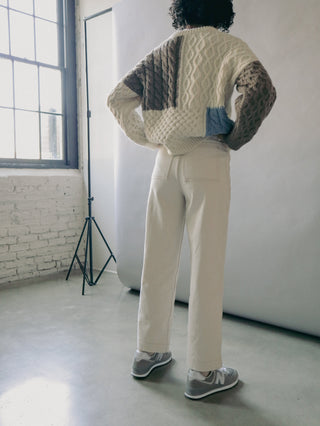 Calça Jeans Marvin Ruby Wren Feminina Branca Tamanho P