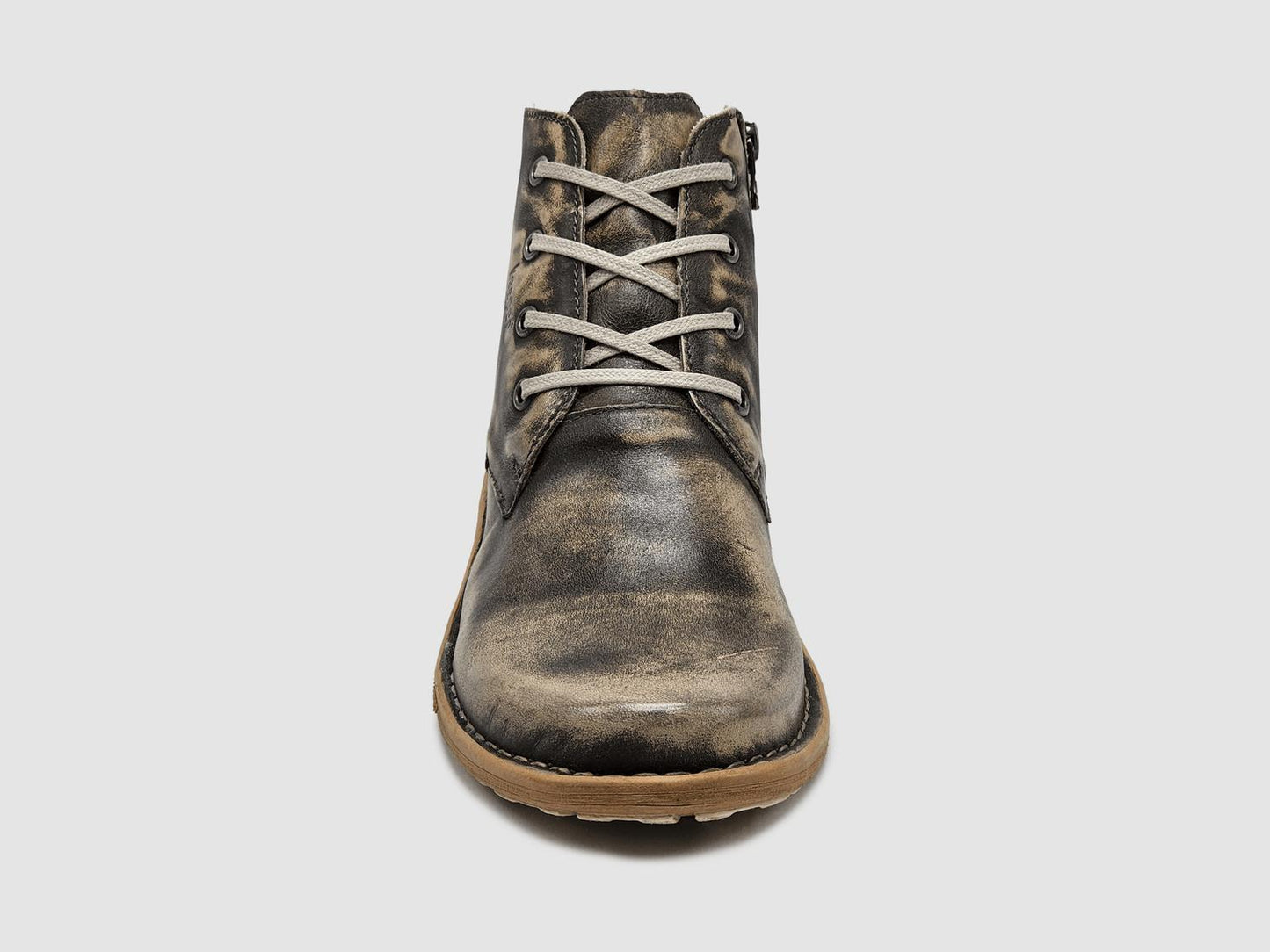 Kcr Group - Women's Old-fashioned Zip-up Leather Boots