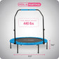 HolaHatha Mini Trampolim Fitness Rebounder de 40" com Alça Ajustável, Azul