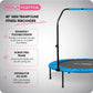HolaHatha Mini Trampolim Fitness Rebounder de 40" com Alça Ajustável, Azul