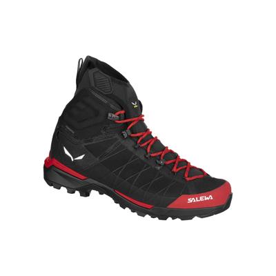 Salewa Ortles Light Mid PTX Mens Hiking Boots Flame Black 10.5