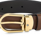 Cinto Montblanc Masculino com Fivela em Ferradura Marrom Tamanho Regular