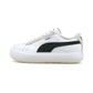 PUMA Women's White/Black Sneakers
