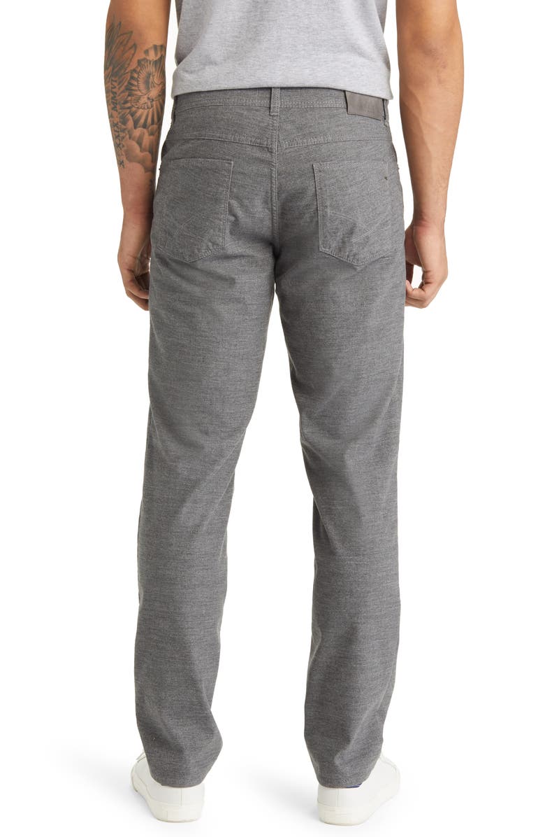 Calças Brax Cooper de algodão misto em grafite tamanho 33 x 32