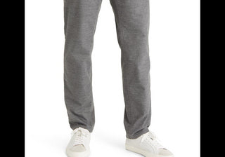 Calças Brax Cooper de algodão misto em grafite tamanho 33 x 32