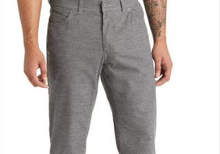 Calças Brax Cooper de algodão misto em grafite tamanho 33 x 32