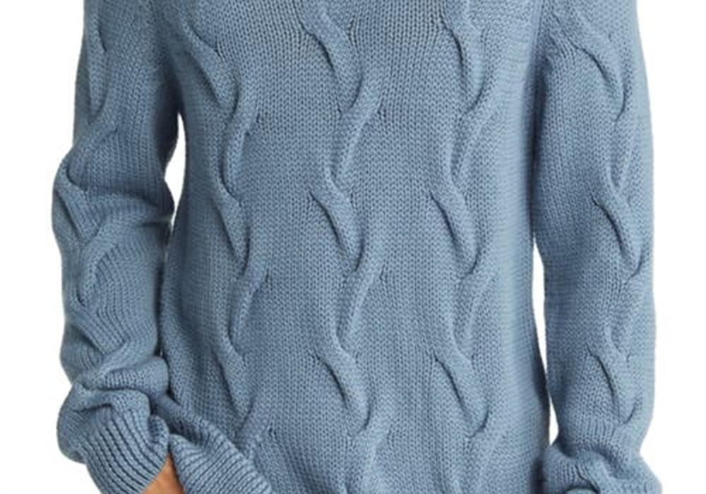 Suéter de gola alta Brax Brian Wool Blend Storm