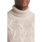 Suéter de gola alta masculino Brax Cookie Brian Wool Blend, tamanho 52