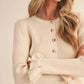 &Merci - The Sienna Ruffle Hem Ribbed Knit Sweater