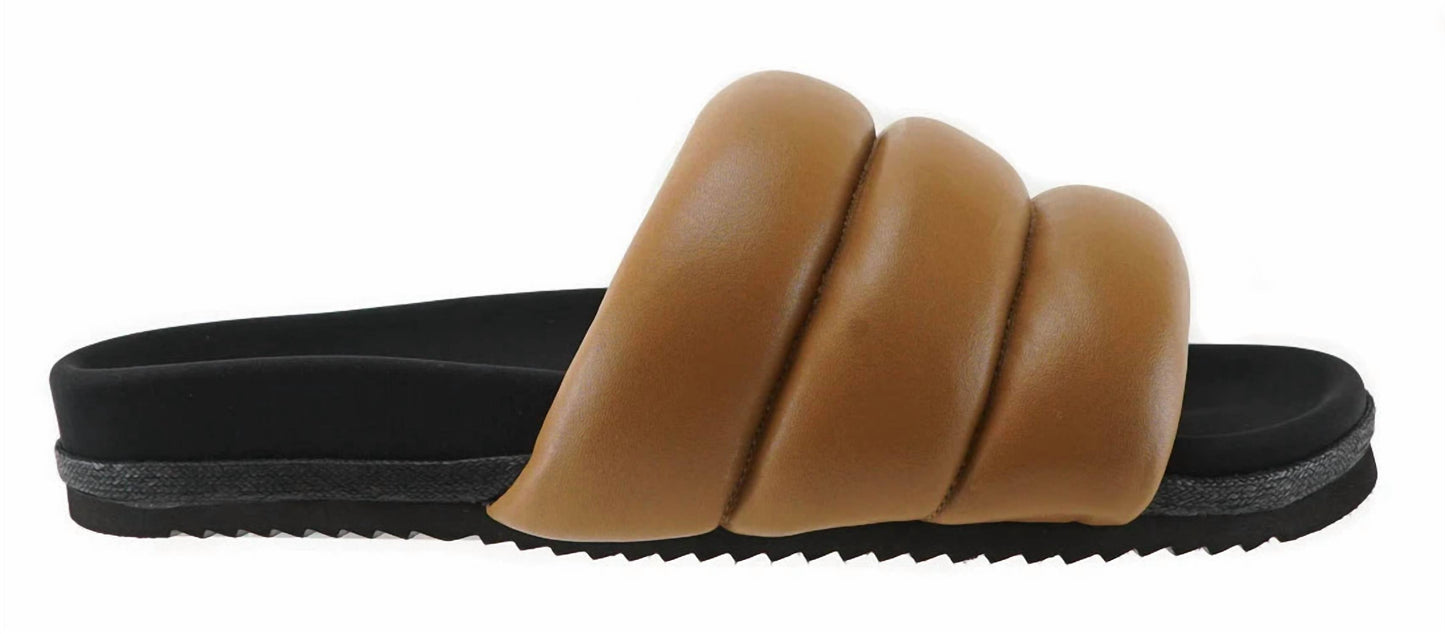 Roam - Women's Super Puff Cognac Slides