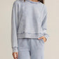 Z Supply - Lax Knit Denim Sweatshirt