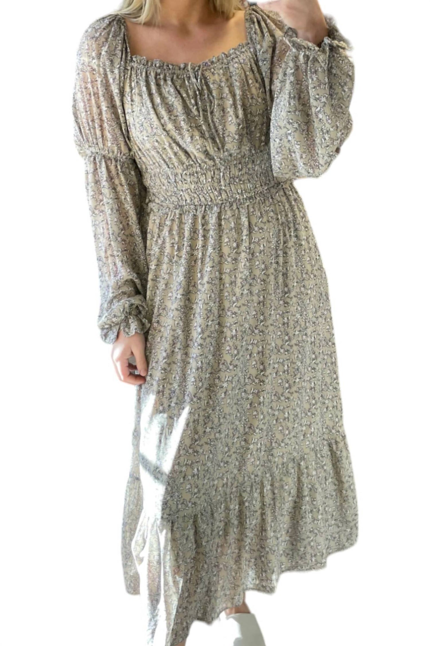 &amp;Merci - Vestido Midi Floral