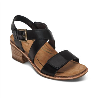 Aetrex - Women's Kristin Adjustable Cross Strap Low Heel Sandals