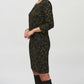 Joseph Ribkoff - Geometric Jacquard Shift Dress