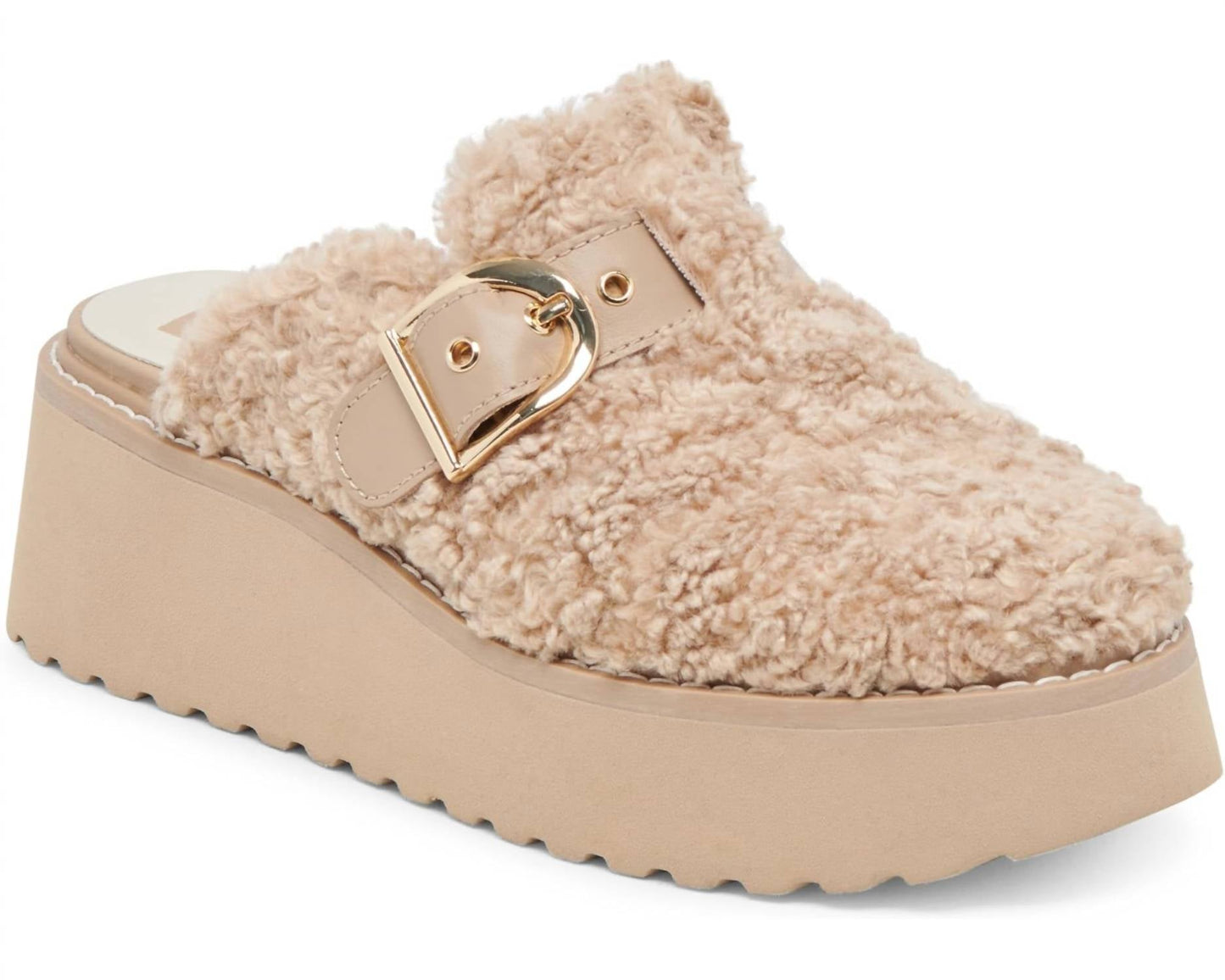 Dolce Vita - Women's Lelani Plush Platform Slip On Sandal