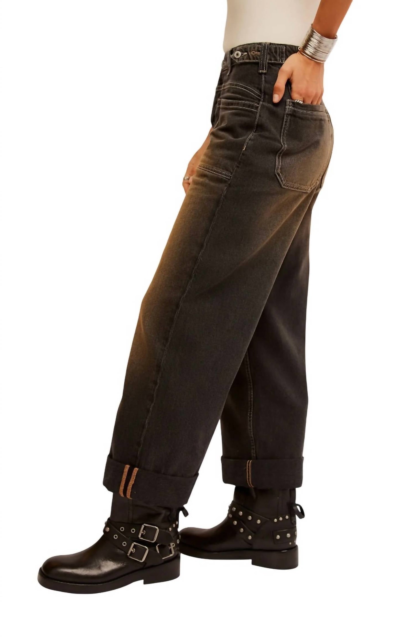 Free People - Palmer Cuffed Jeans