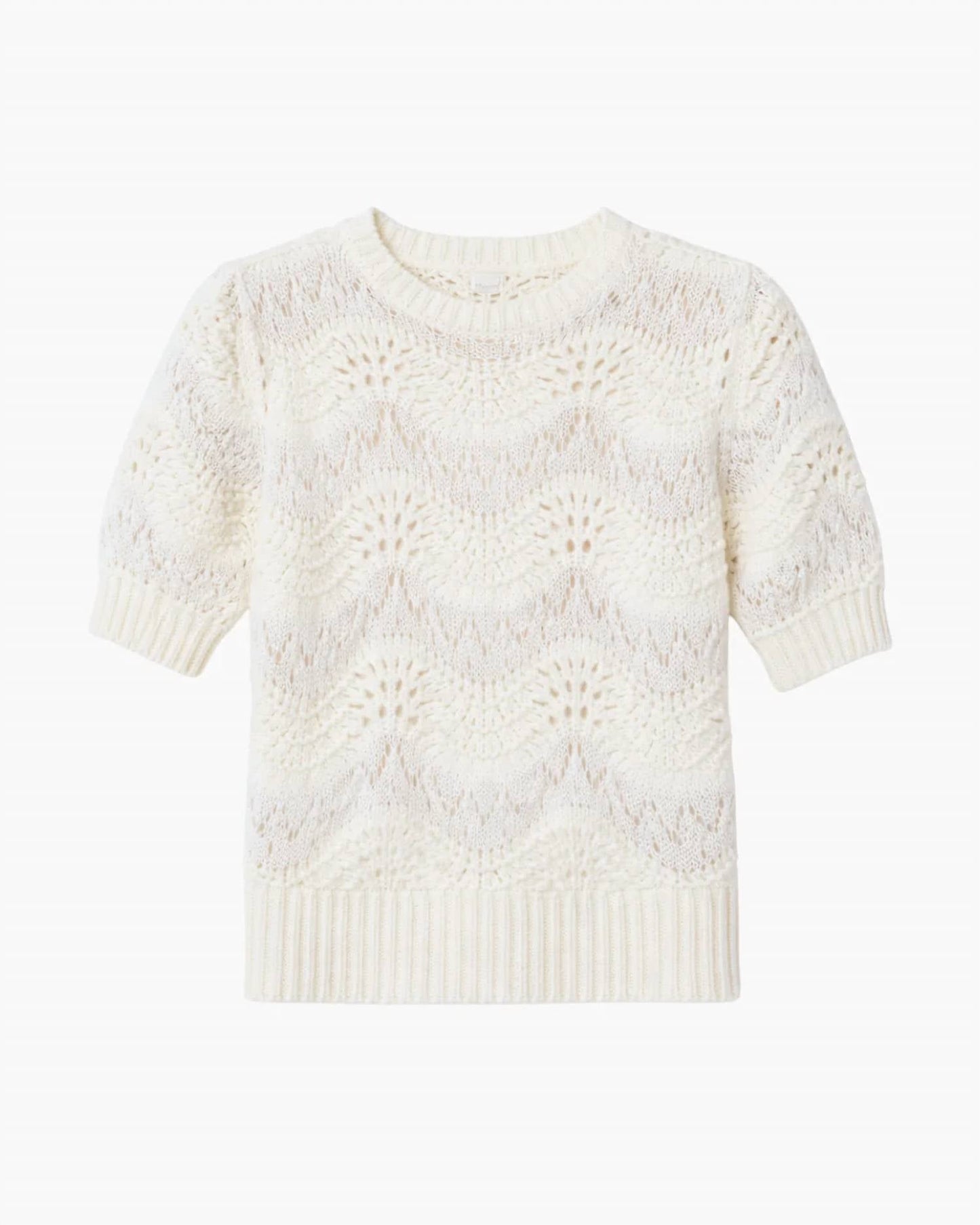 Mother - Powder Puff Short Sleeve Sweater