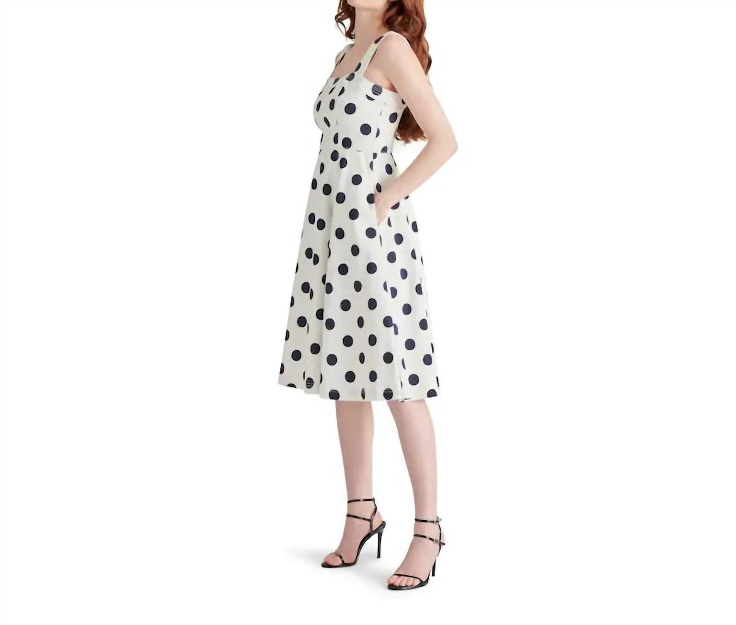 Steve Madden - Dolly Polka Dot Dress Midi Dress