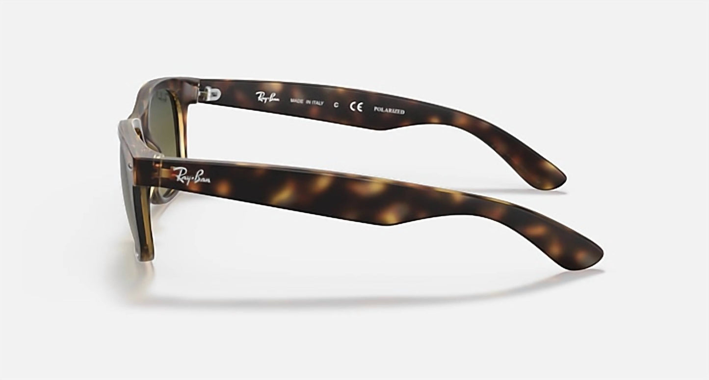 Ray Ban - New Wayfarer Classic Medium Polarized Sunglasses Rb2132 894/76