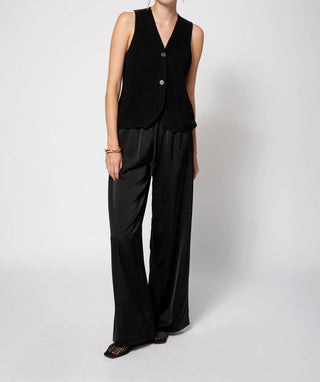 Amanda Maria - Satin Drawstring Pant