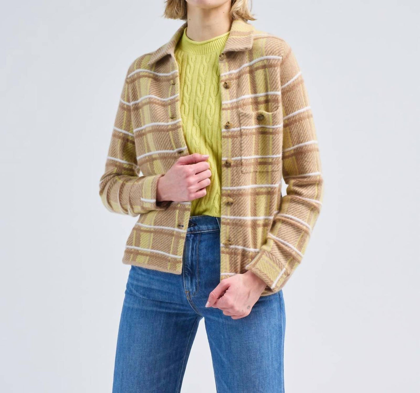 Guest In Residence - Dylan Plaid Cashmere Shirt