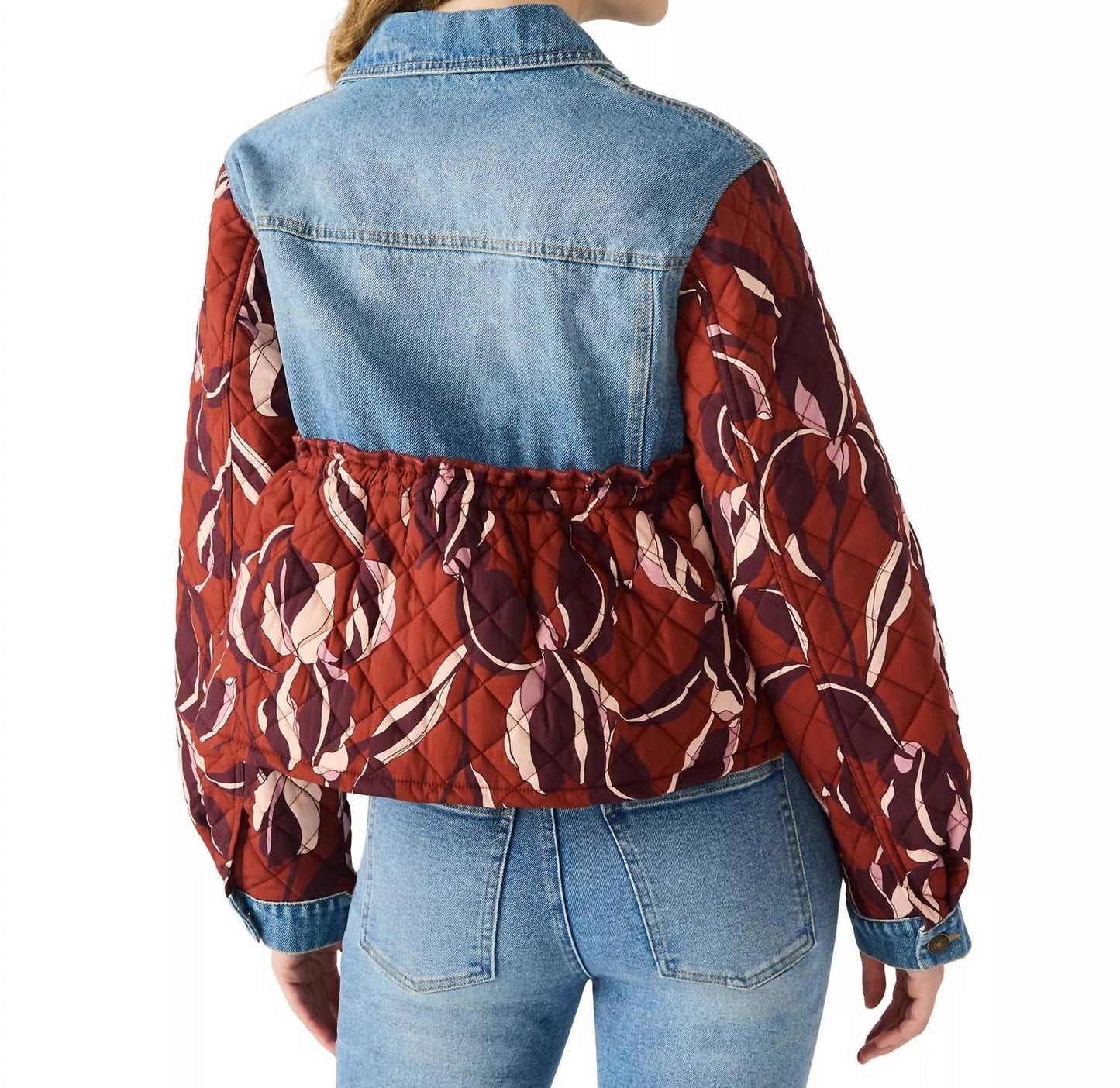 Steve Madden - Fashion Denim Colorblock Jacket