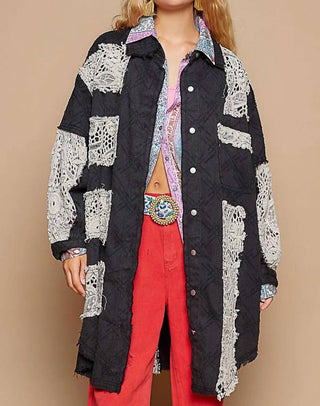 Pol - Patch de crochê Shacket