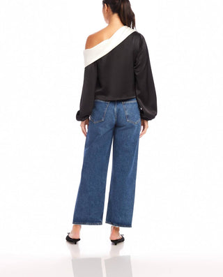 Fifteen Twenty - Blusa Marisa de um ombro só