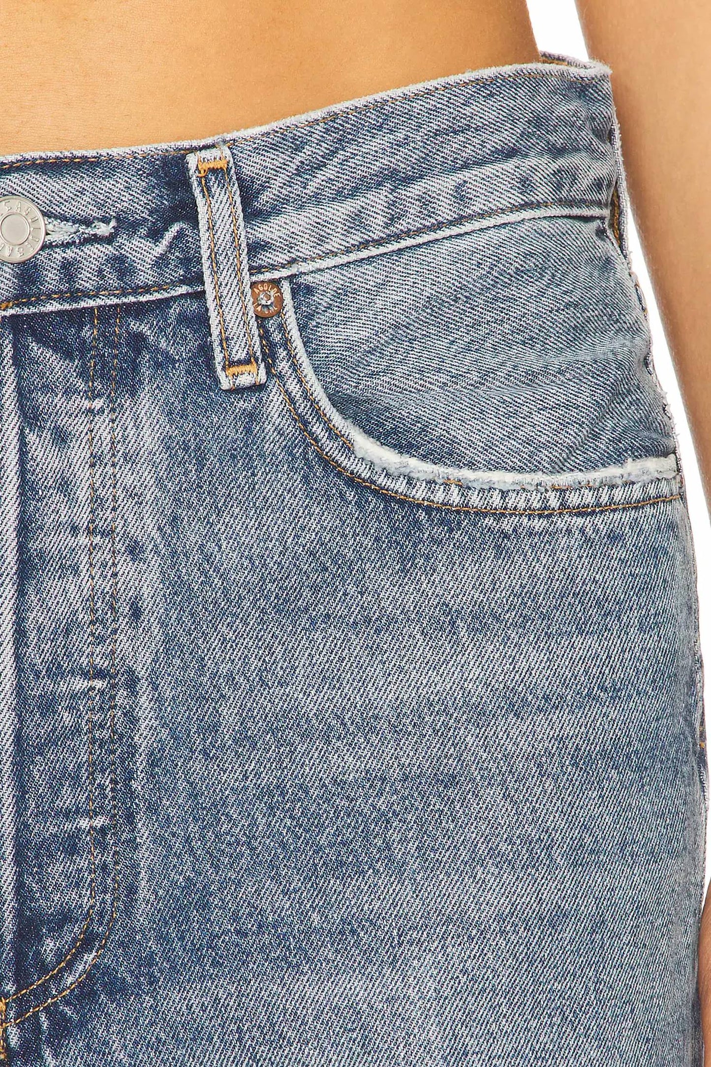 Agolde - Fran Low Slung Straight Jean