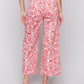 Charlie B - Printed Flare Pants With Patch Pockets