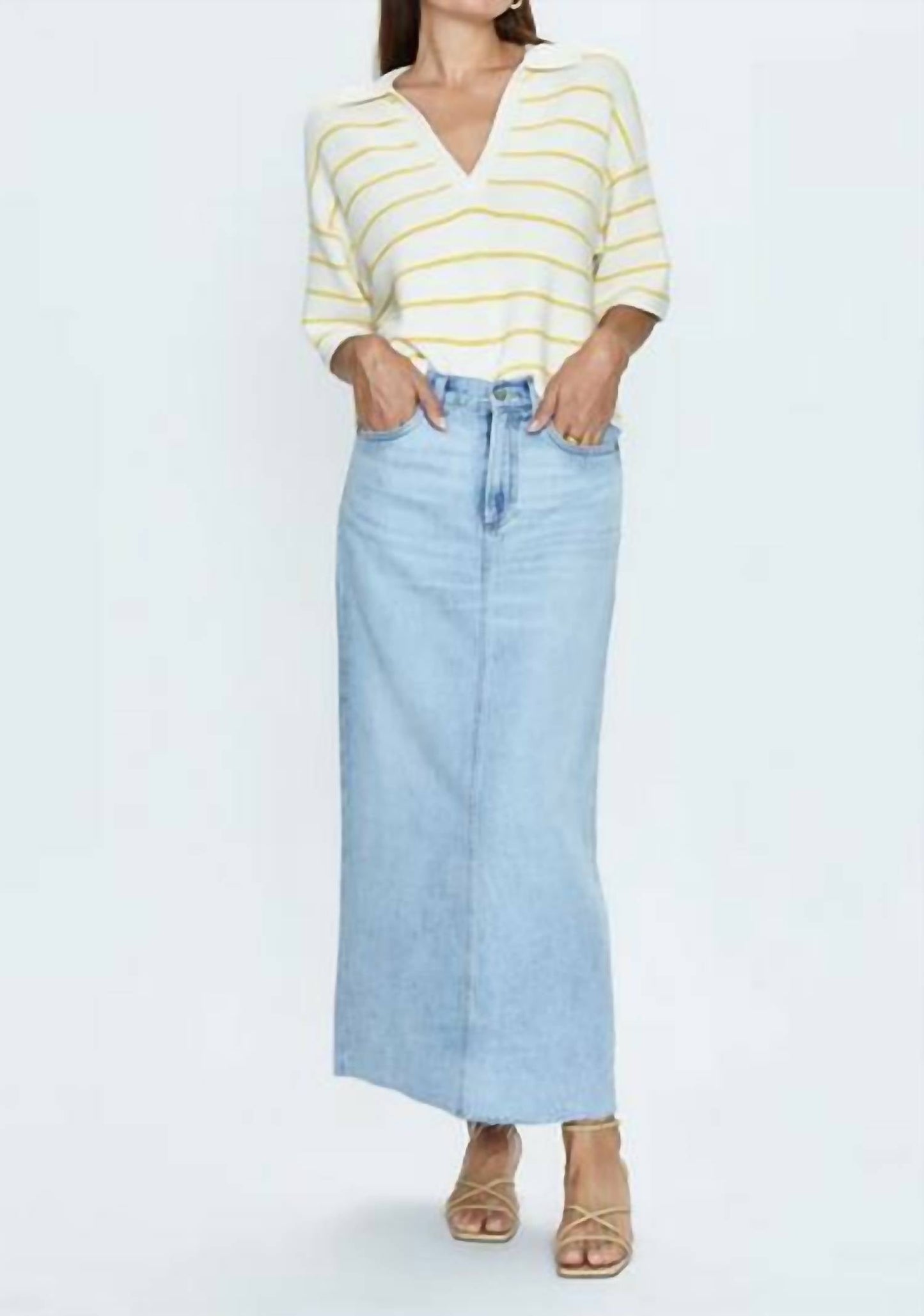 Pistola - Raye Denim Maxi Skirt