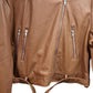 Ambiance - Women's Belted Moto Jacket - Plus