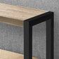 Accent Side Table Narrow Small 2-Tier Contemporary Modern