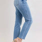 Judy Blue - Mid Rise Vintage Wash Slim Jeans