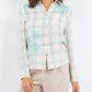 Paparazzi - Double Face Embroidered Plaid Shirt