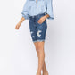 Judy Blue - High Waist Destroyed Bermuda Shorts