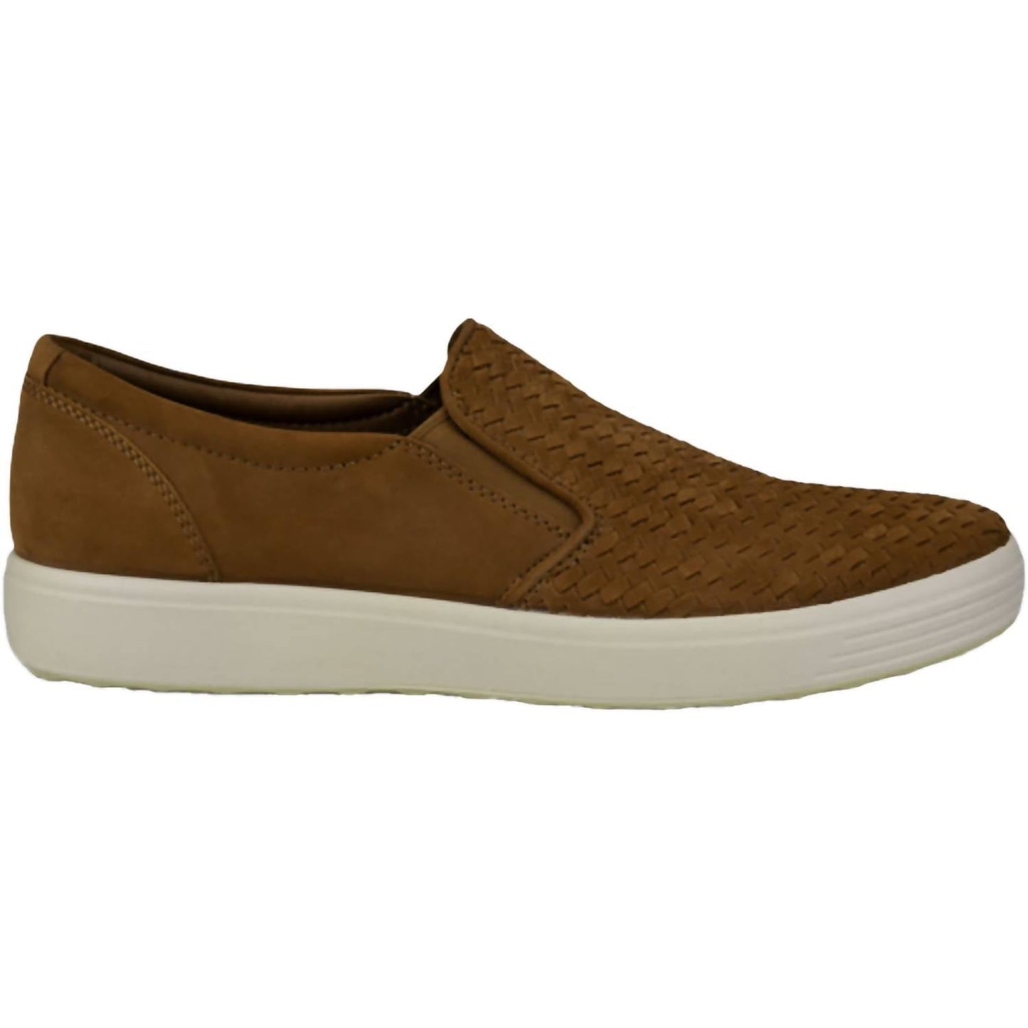 Ecco - Men's Ecco Soft 7 Slip-on Cow Nubuck Sneakers