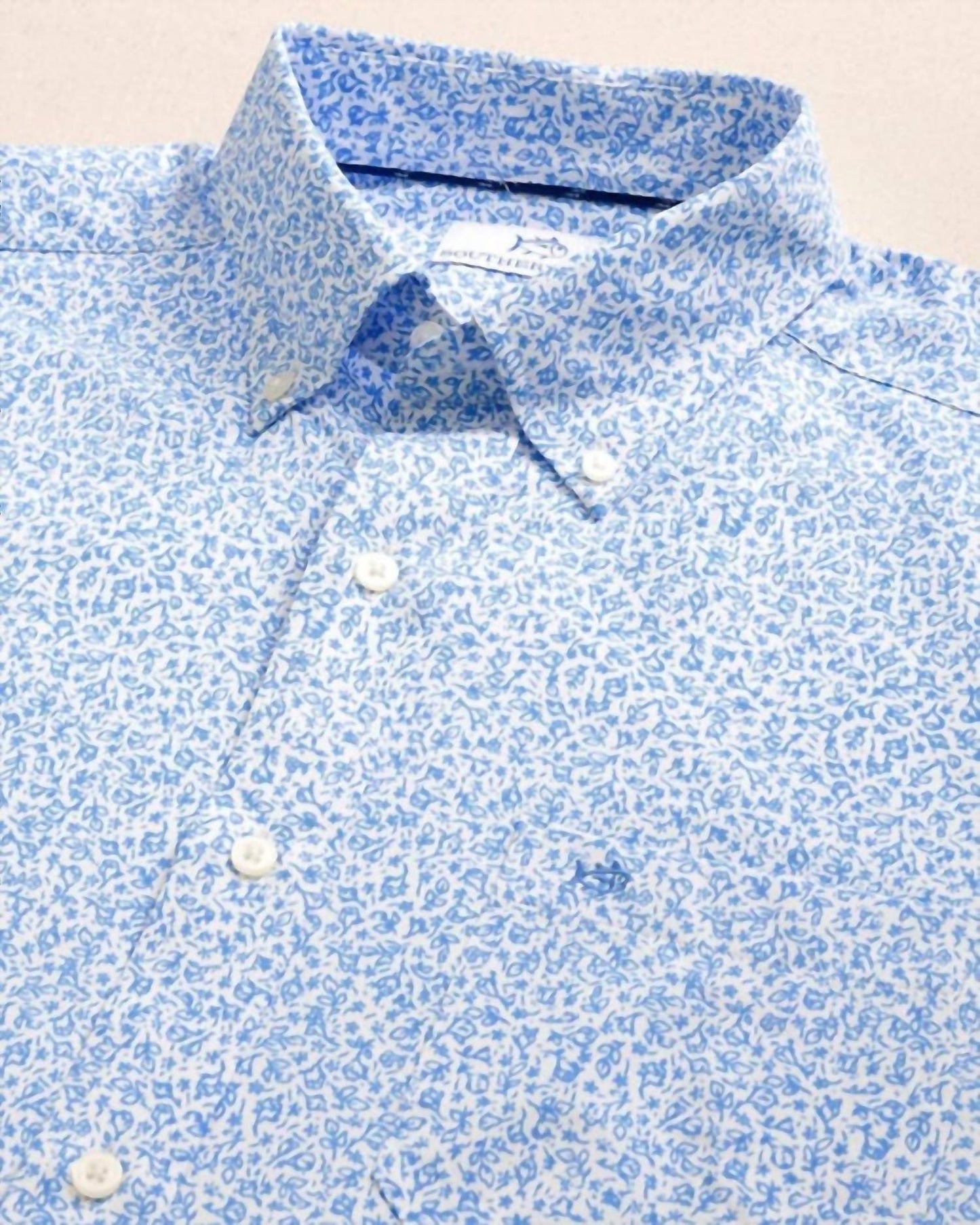 Southern Tide - Flower Frenzy Intercoastal Long Sleeve Sport Shirt