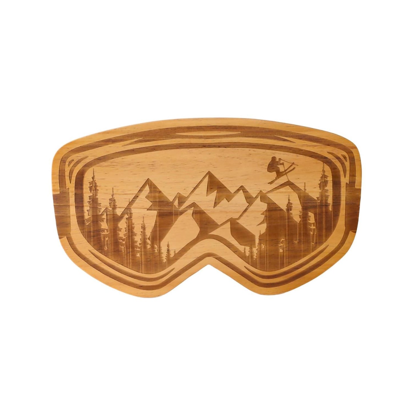 Creative Gifts International - Ski Goggles Wood Board - 15" x 8.75"