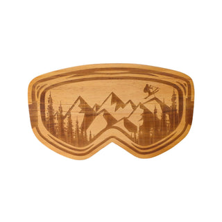 Creative Gifts International - Ski Goggles Wood Board - 15" x 8.75"