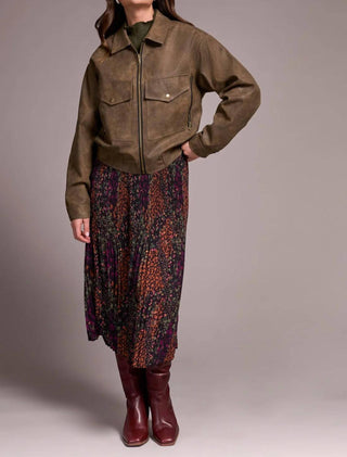 Tribal - Vintage Faux Leather Jacket