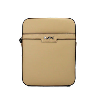 Michael Kors - Bolsa transversal Flight média em couro Cooper Crossgrain