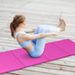 Tapete multifuncional BalanceFrom Fitness com trave de equilíbrio de 2,4 m, conjunto de ginástica, rosa