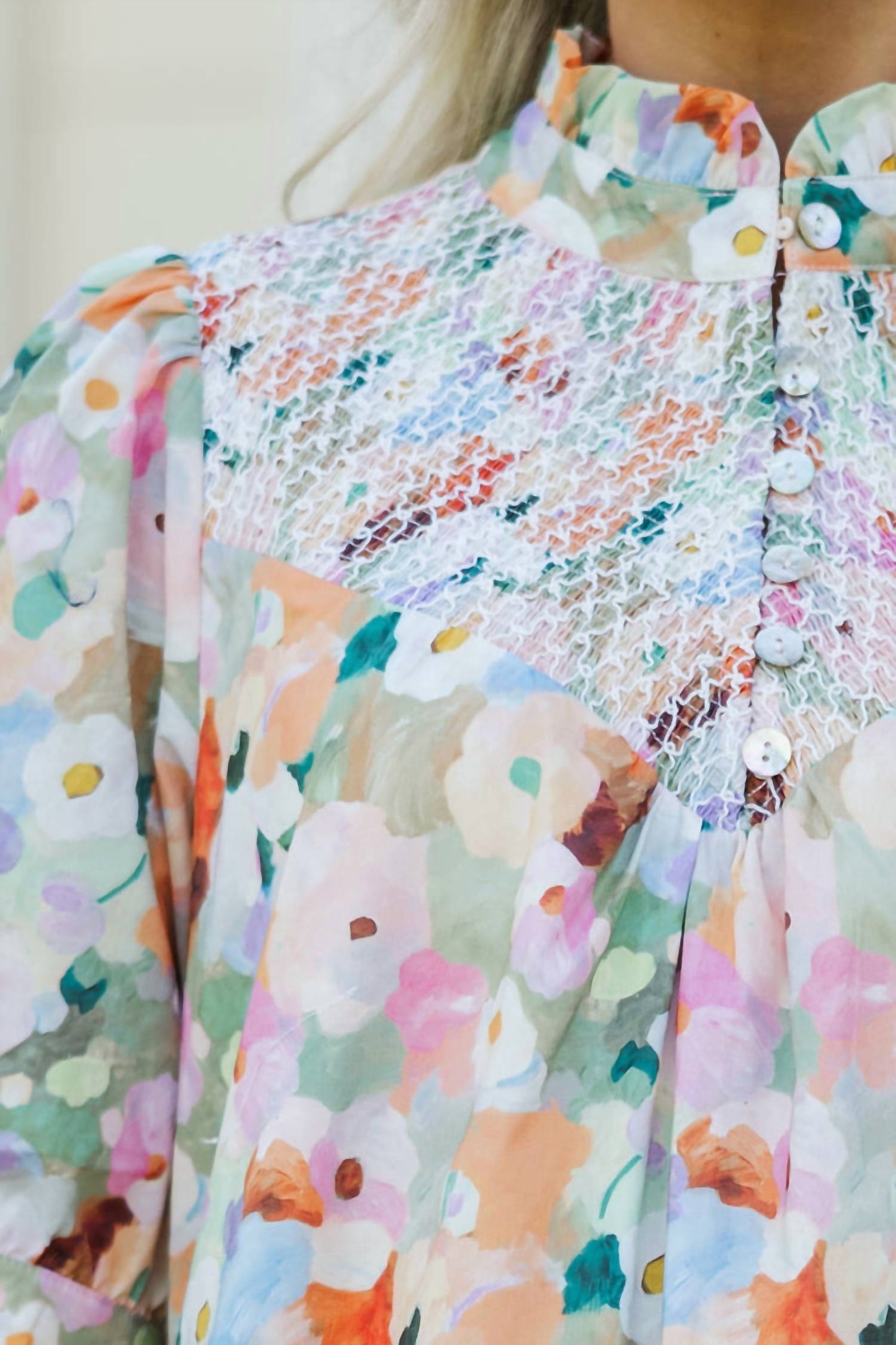 Lovelo - Abstract Floral Mini Dress