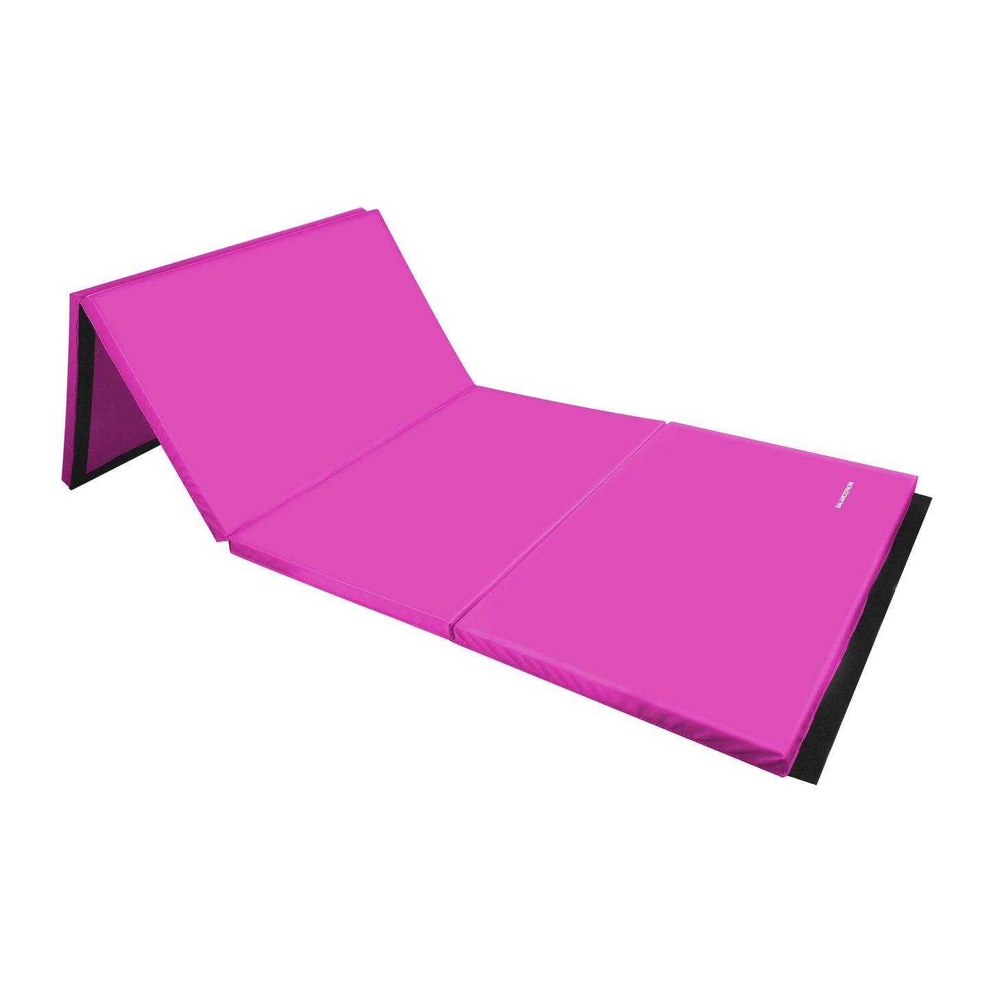 Tapete multifuncional BalanceFrom Fitness com trave de equilíbrio de 2,4 m, conjunto de ginástica, rosa